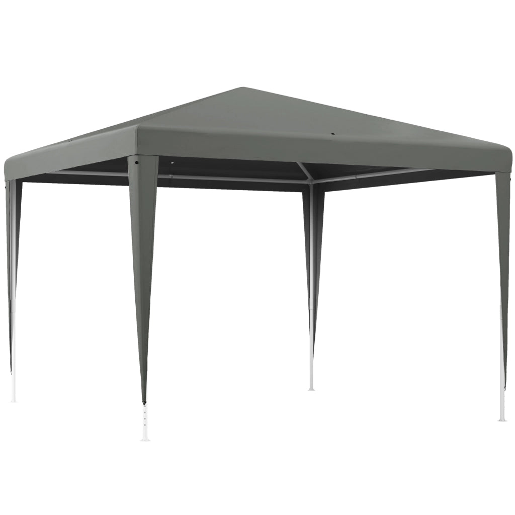 Gazebo da Giardino 3x3 m Pieghevole e Portatile per Feste con Copertura Anti UV Grigio