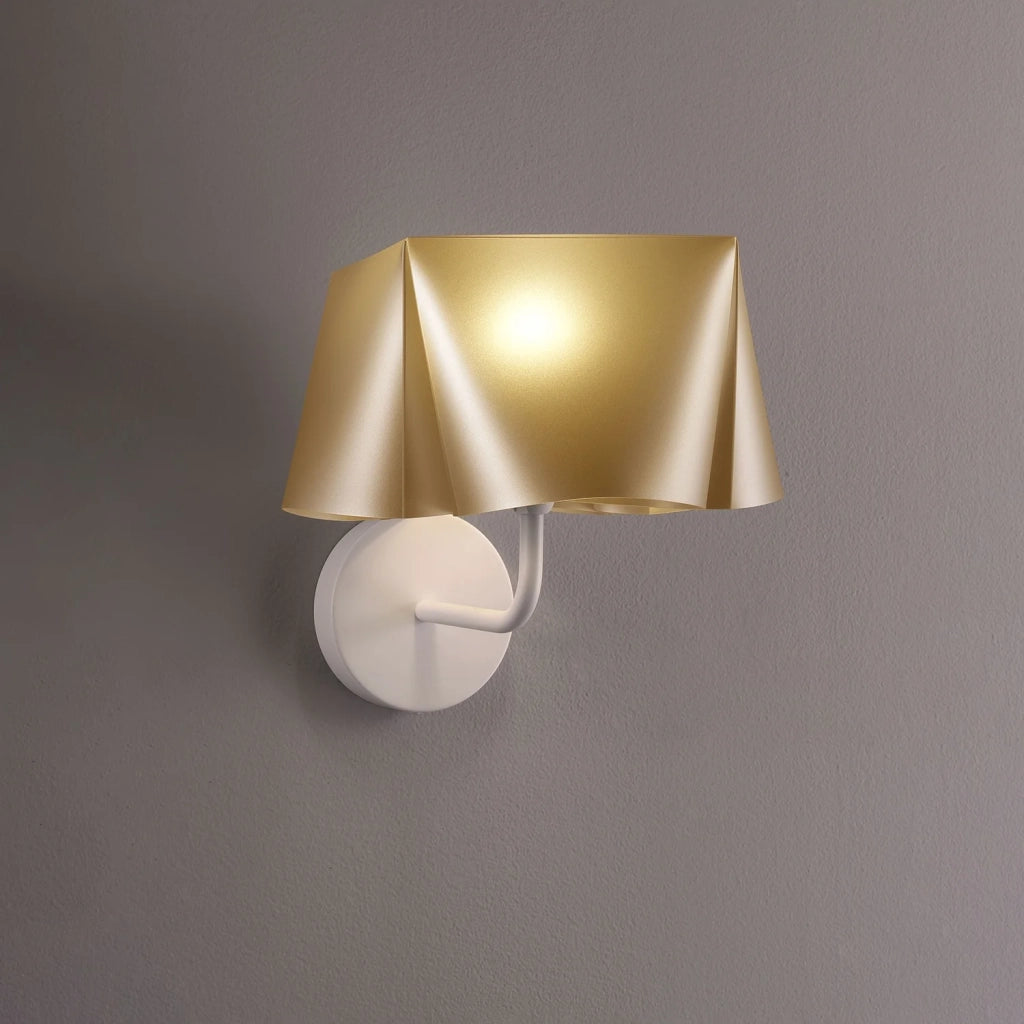 Applique Moderna Wanda Polilux ® New Gold E Metallo 1 Luce E14