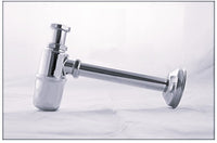 SIFONE A BOTTIGLIA IN OTTONE CROMATO DA 1 pollice