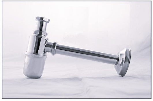 SIFONE A BOTTIGLIA IN OTTONE CROMATO DA 1 pollice