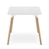 Tavolo da pranzo moderno bianco VALORA YURO 120 cm x 80 cm