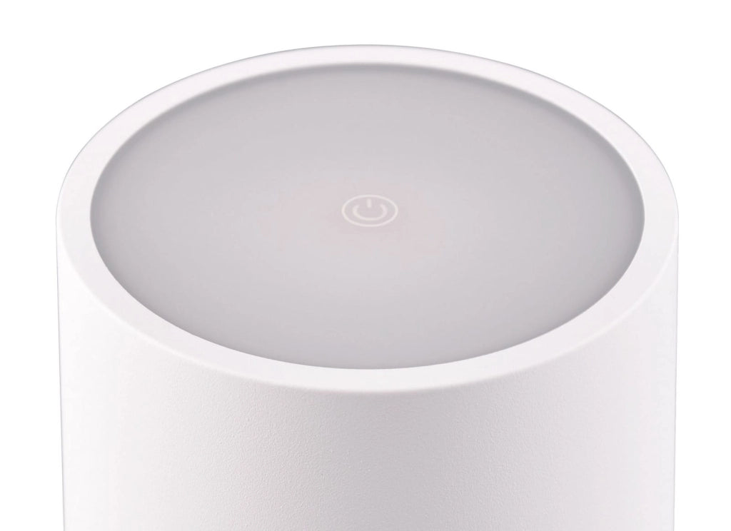 Lampada portatile da esterno Fernandez bianca LED IP54
