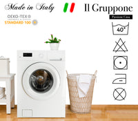 Completo Letto in Flanella Calda e Morbida Anti Pilling - Set Flanellato 3 Misure parure con Federe - Pecorelle rosa - 2 Piazze