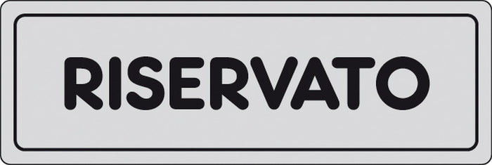 etichetta adesiva 150x50 riservato cod:ferx.10583