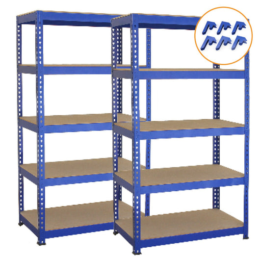 Scaffali da Garage T-Rax ad Incastro Scaffalature da Officina Magazzino - Blu
