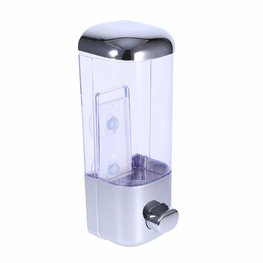 Trade Shop - Dispenser Erogatore Per Sapone Liquido 500 Ml Muro Dosatore A Parete Bagno -