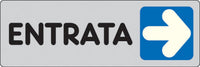 etichetta adesiva 150x50 entrata (dx) cod:ferx.10588