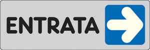 etichetta adesiva 150x50 entrata (dx) cod:ferx.10588