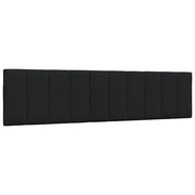 Coussin de tête de lit Hanko noir 200 cm tissu