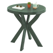 Lorwood, Tavolo da Esterno 2 Posti Made in Italy, 70x70x72h cm Verde