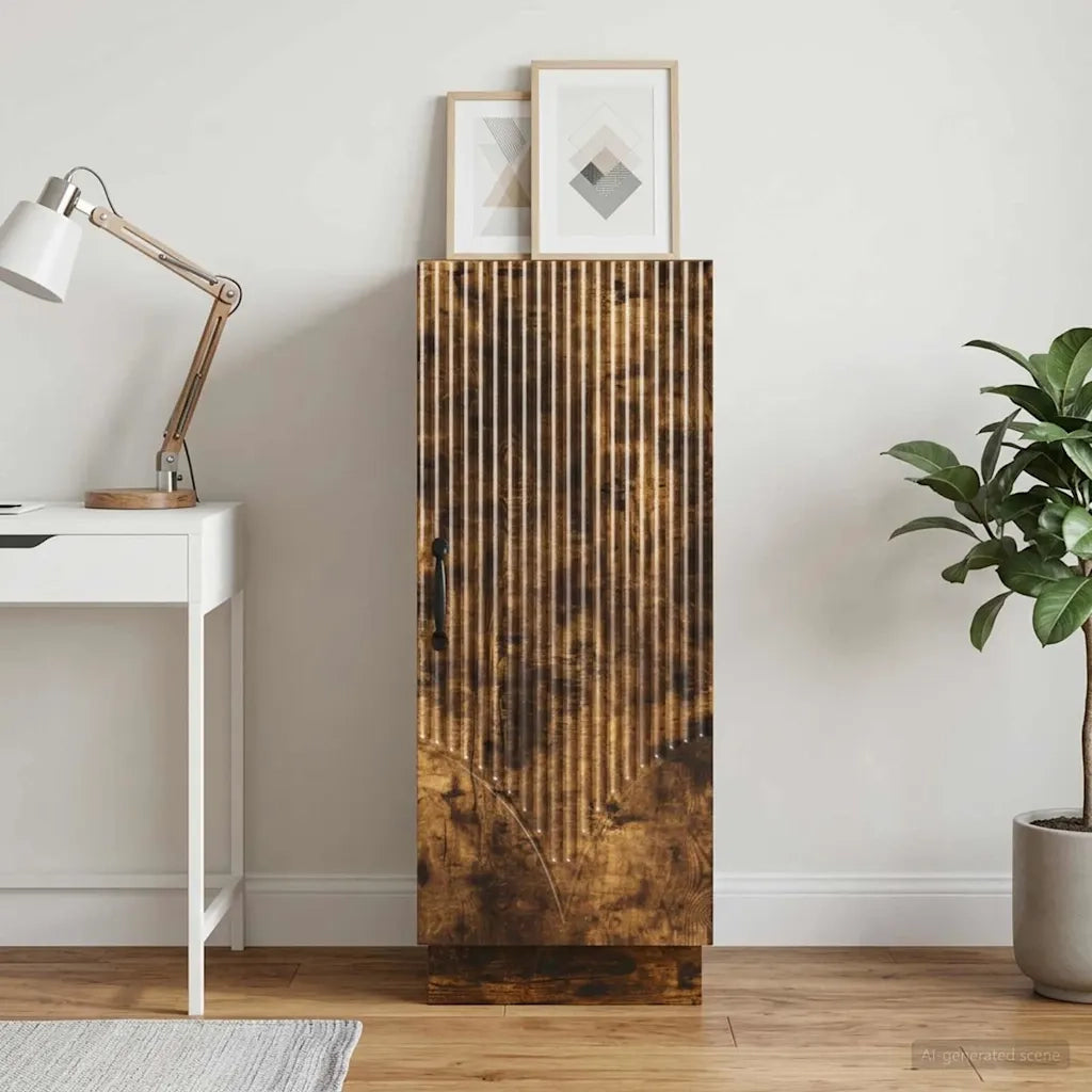 Credenza Rovere Fumo 33 x 34,5 x 87 cm Legno ingegnerizzato 895290