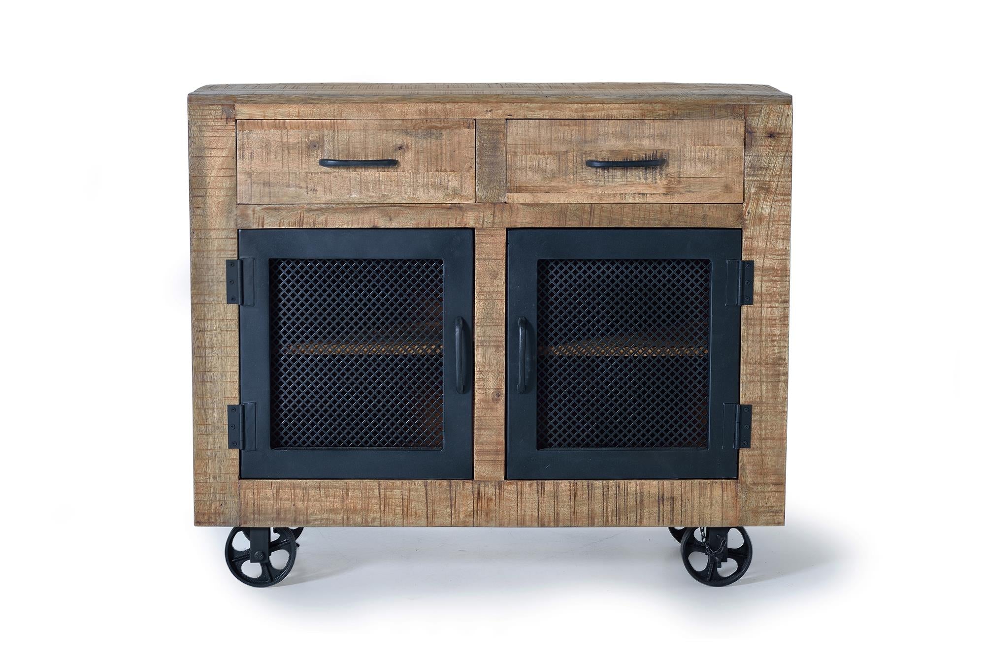 Cassapanca in massello di mango  