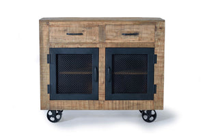 Cassapanca in massello di mango  