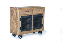 Cassapanca in massello di mango  