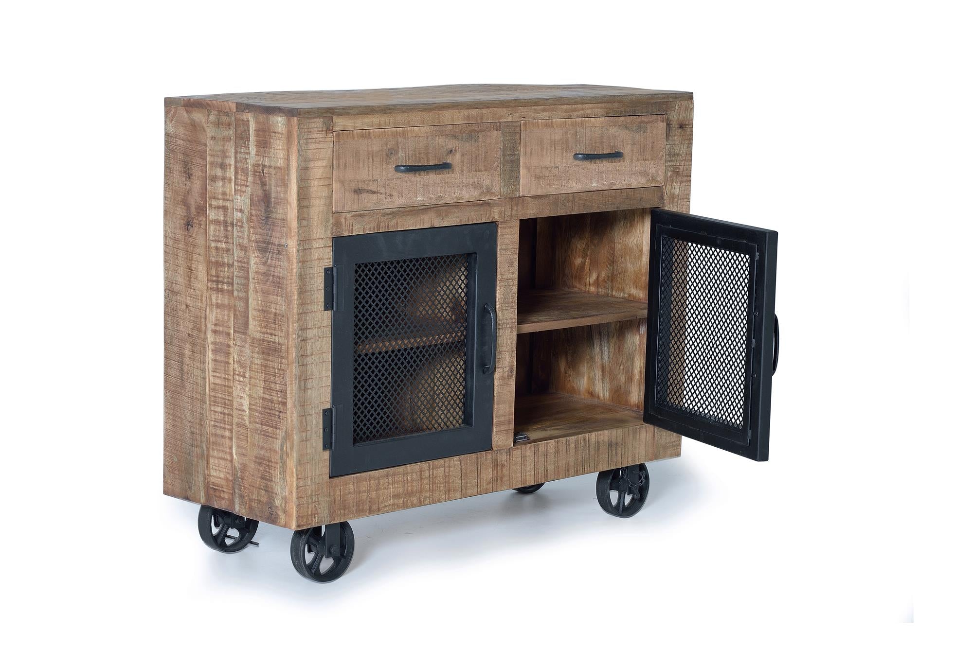 Cassapanca in massello di mango  