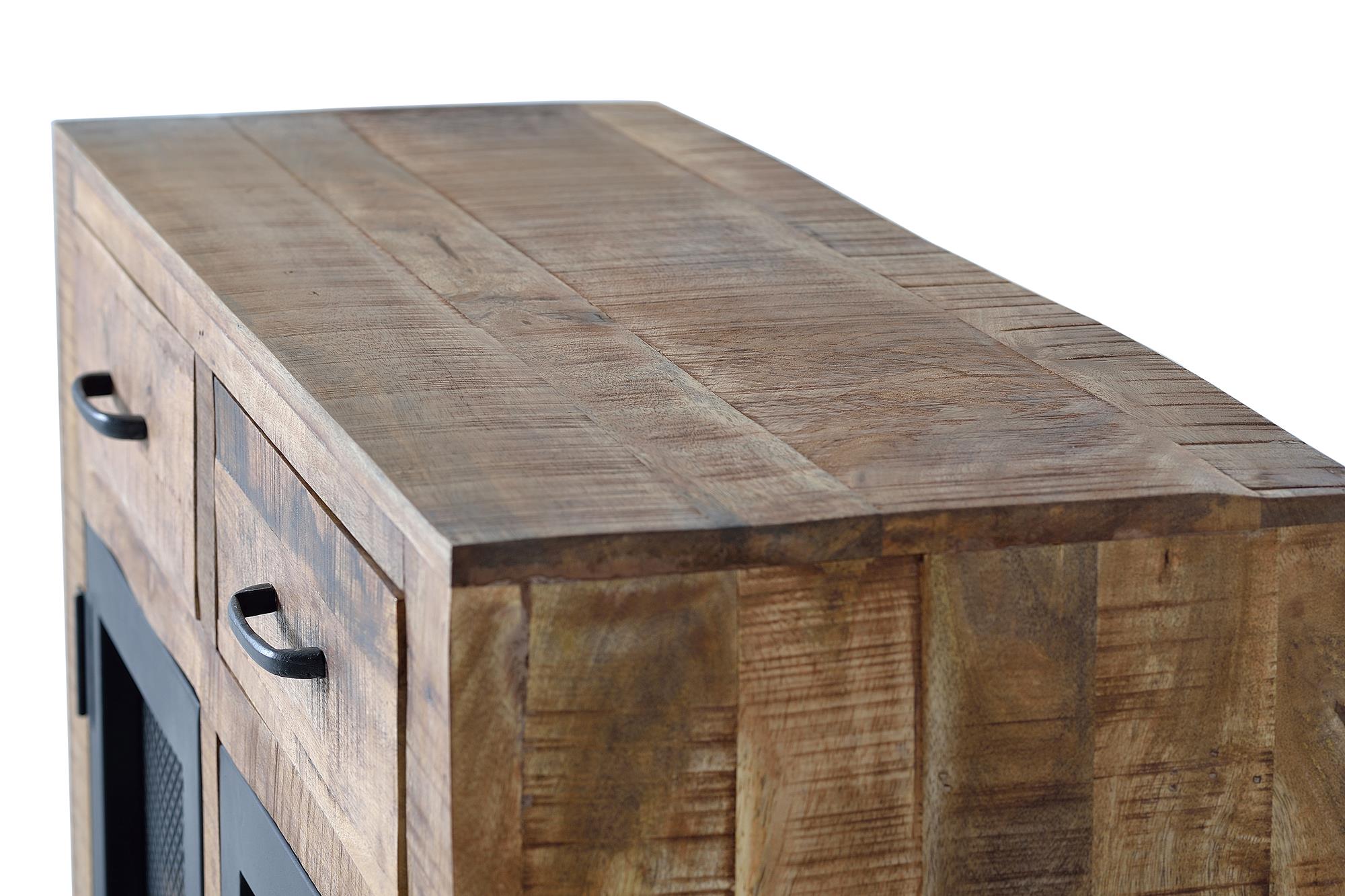 Cassapanca in massello di mango  