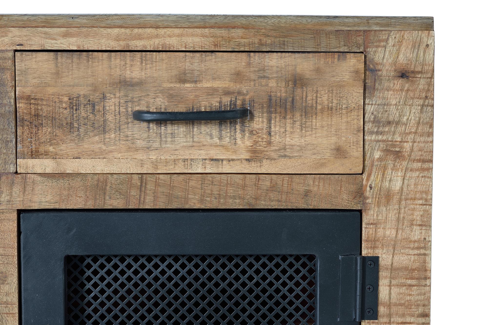 Cassapanca in massello di mango  