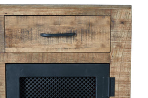 Cassapanca in massello di mango  