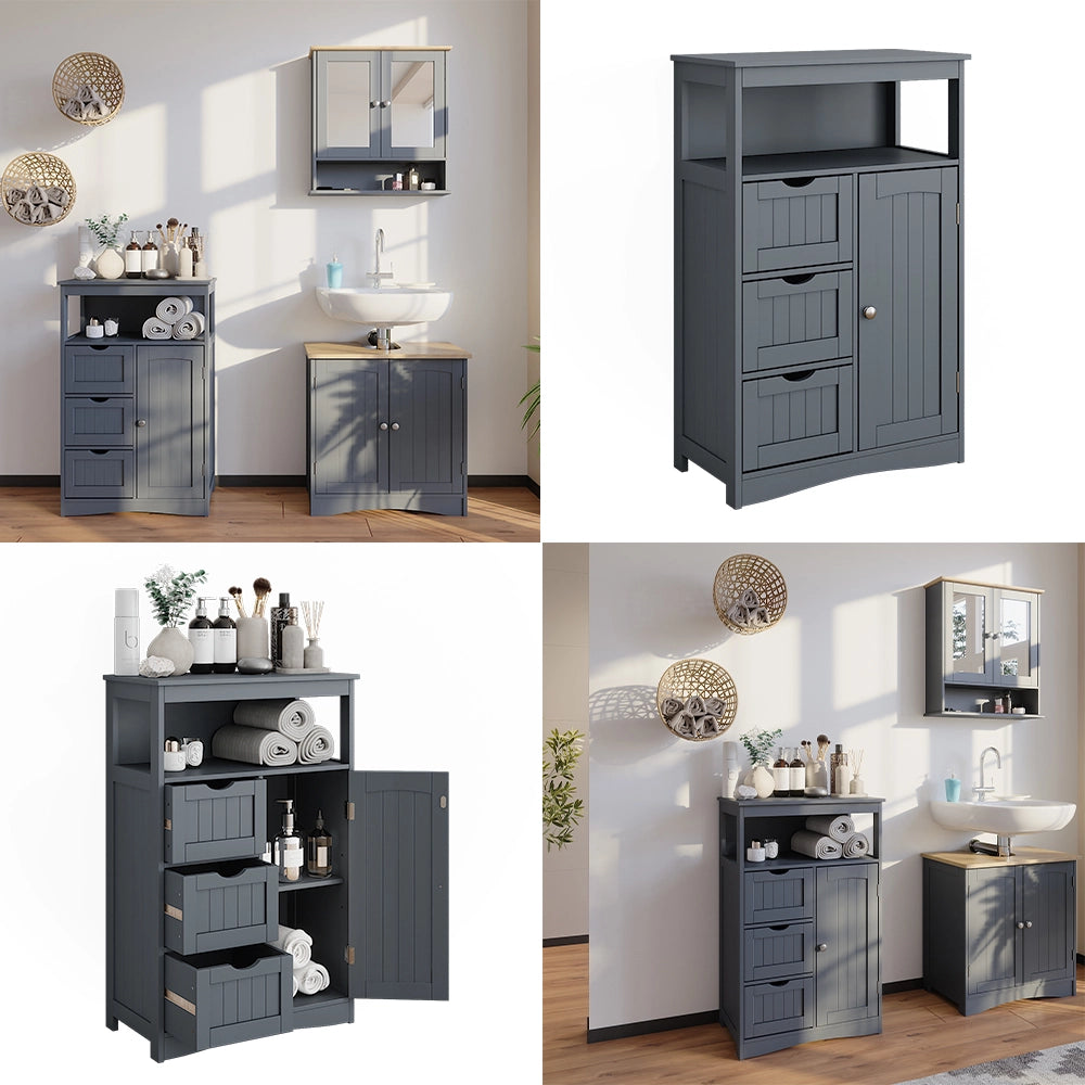 Vicco Mobiletto midi Grigio 56 x 86.5 cm