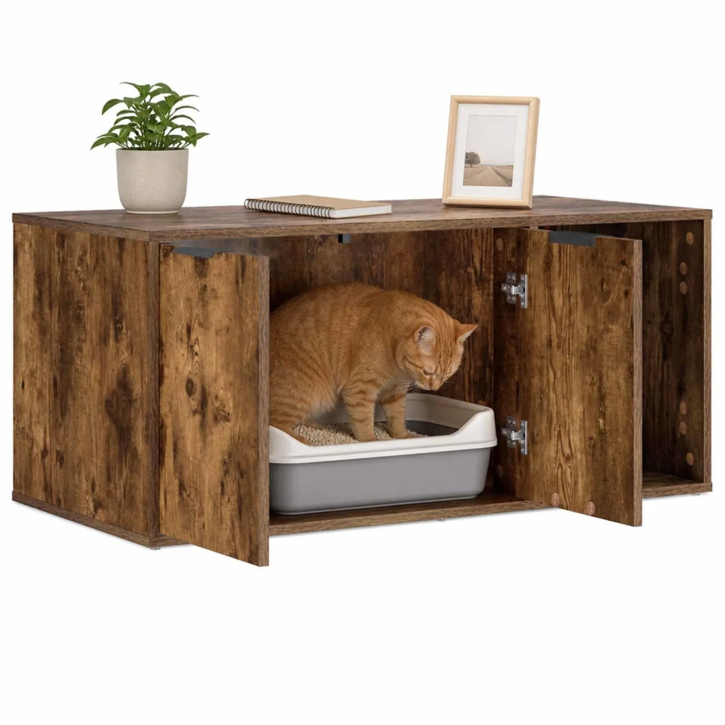 Mobile per gatti Rovere Fumo 100 x 49 x 45 cm 8014755