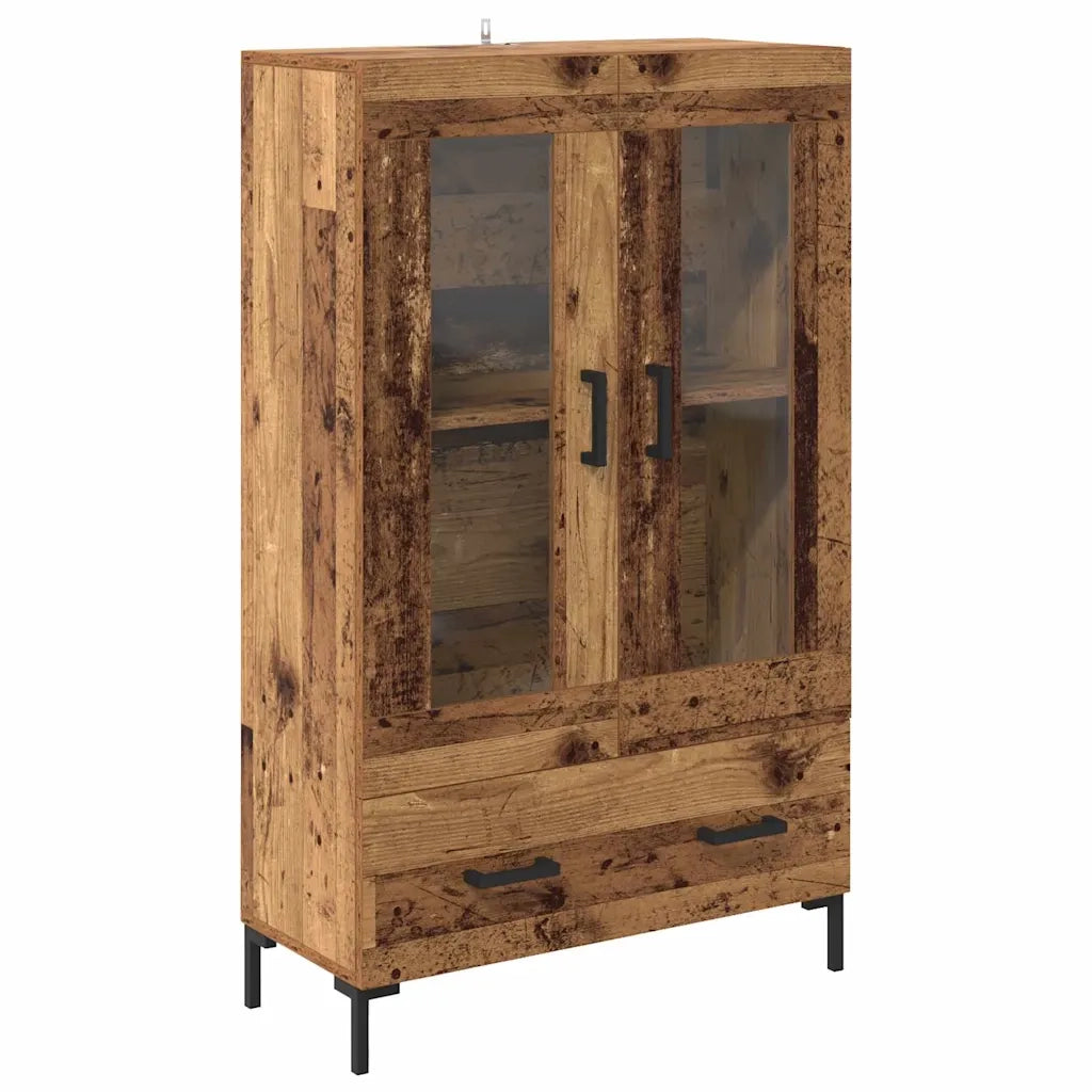 Credenza | Madia | Buffet da pranzo | Armadio da pranzo Legno vecchio 69,5 x 31 x 115 cm Legno multistrato