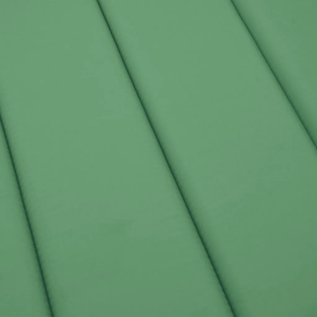 Cuscino per Lettino Verde 200x60x3 cm in Tessuto Oxford 314208