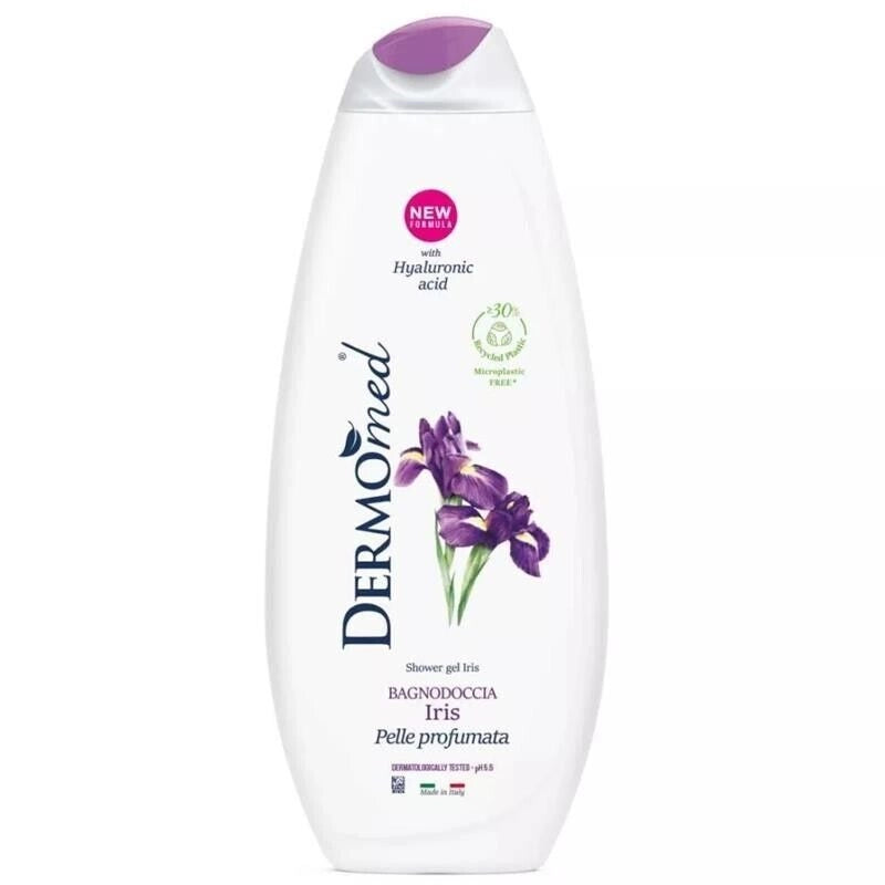SET 12 CONFEZIONI DERMOMED BAGNODOCCIA FRAGRANZA IRIS 650ML