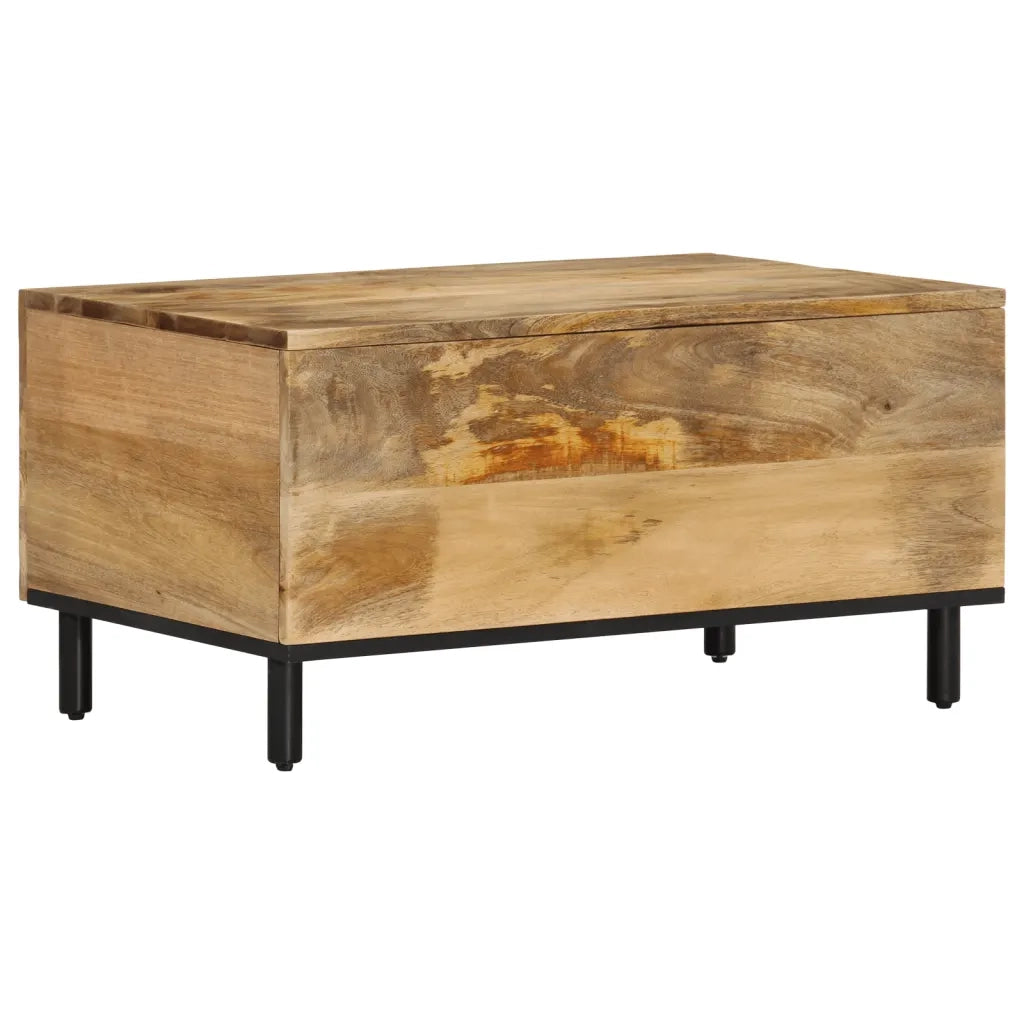 Tavolino da Salotto 80x50x40 cm Legno Massello di Mango 356896