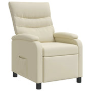 Poltrona reclinabile Crema Similpelle 42034882