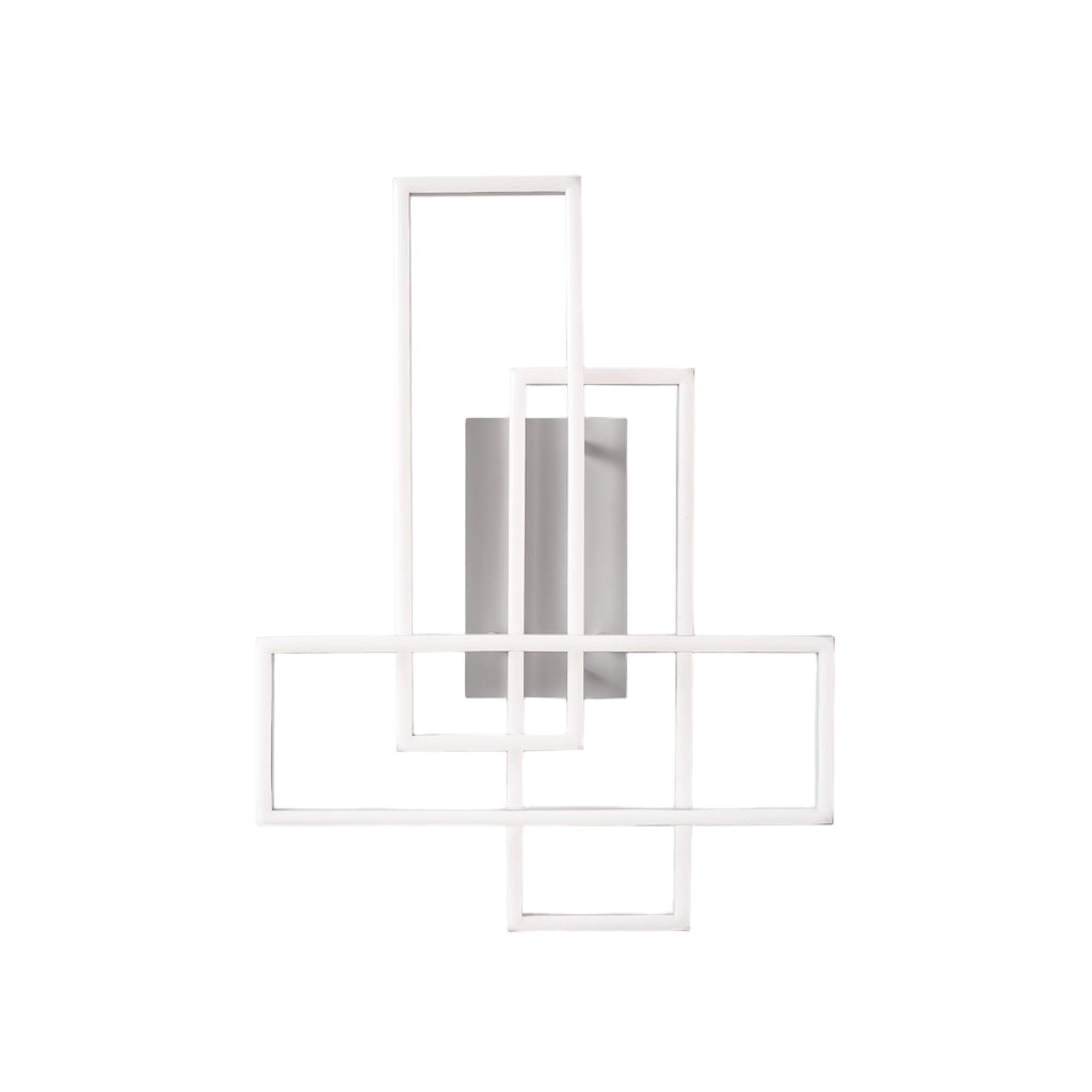 Plafoniera LED Dyana P 60W 3093lm 3000K in Alluminio Bianco Satinato, Dimmerabile a Taglio di Fase, Luce Diretta - Gealuce