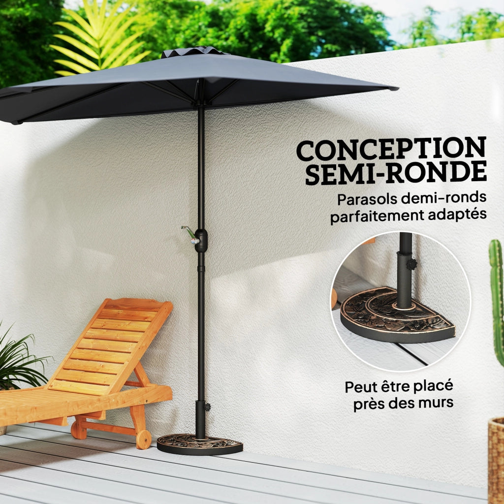 Base per Ombrellone ¨C zephmum ¨C Bronzo 50x31x32 cm