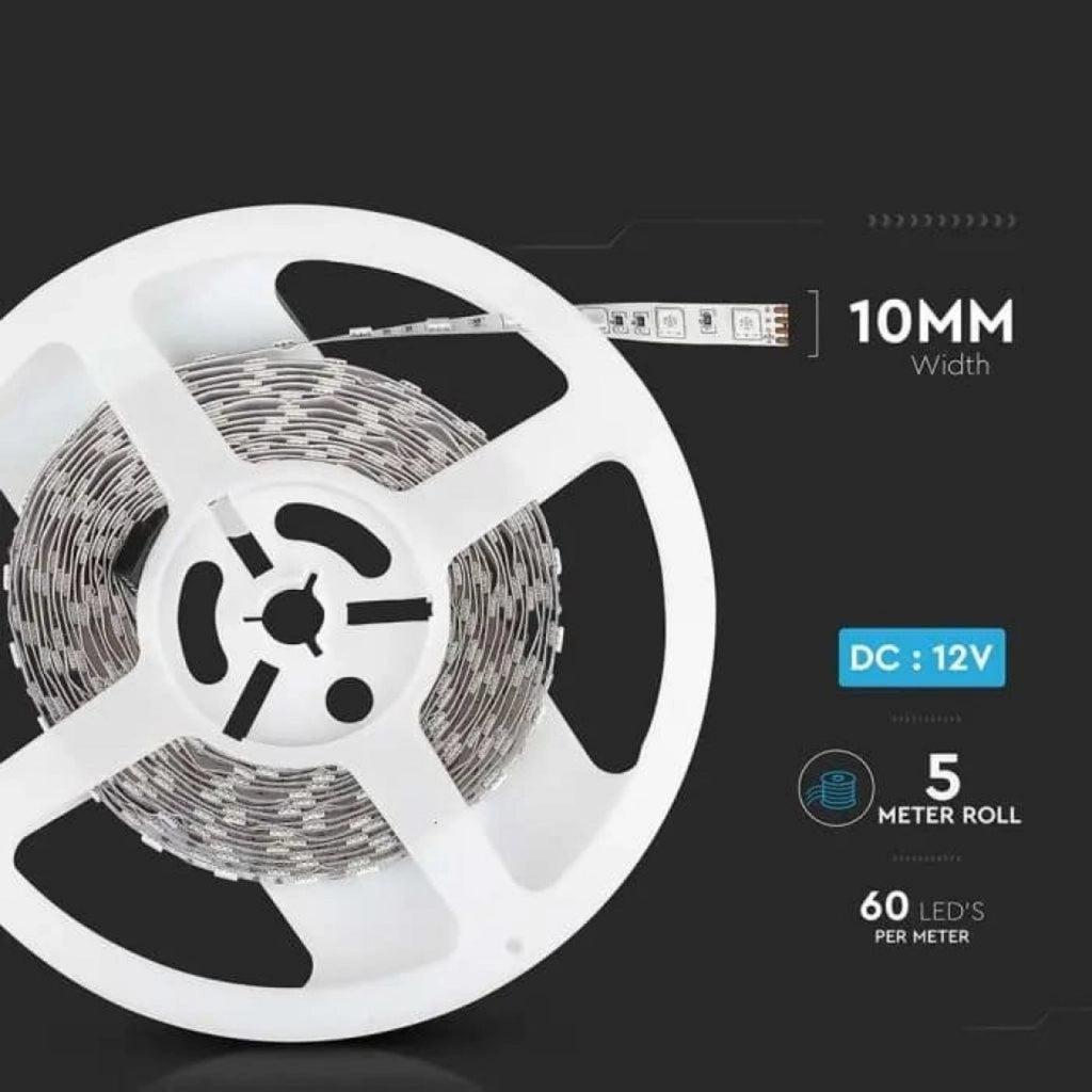 Bobina Striscia Led 300 SMD 5050 12V 10,8W/M Verde IP20 5 Metri SKU-2138