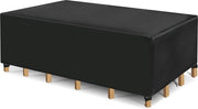 Copertura per Mobili da Giardino, Telaio 600D in Tessuto Oxford, Tarpaulino impermeabile, Copertura protettiva per Mobili da Balcone, Mobili da Giardino, Copertura impermeabile, Antipolvere, Antirayon, 200 x 160 x 70 cm