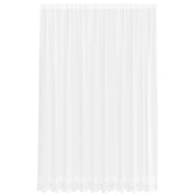 Tenda in Pizzo con tende Bianco 280 x 300 cm Poliestere