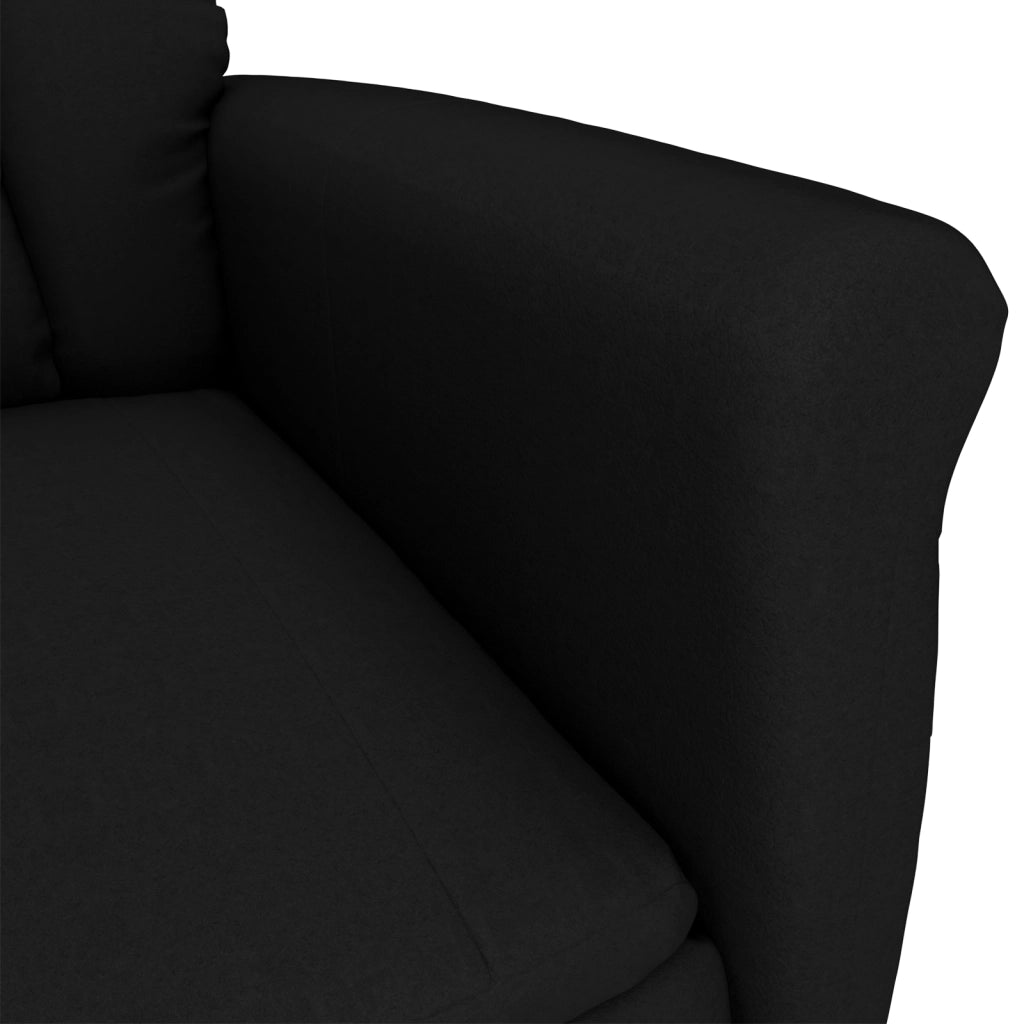 Poltrona Massaggiante Black in Microfibra