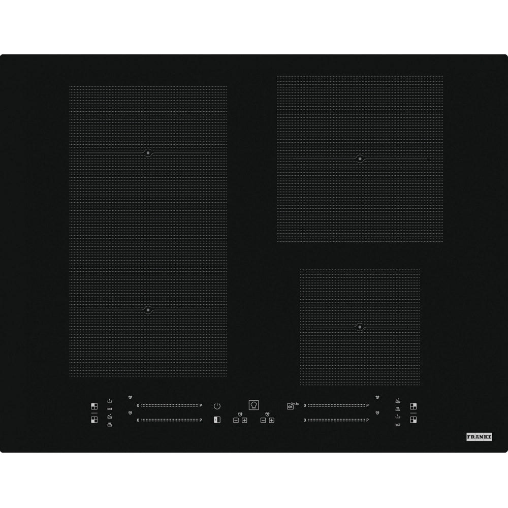 Franke maris fma 654 i f bk, piano cottura a induzione nero, 65cm, 18 livelli di potenza, linea maris