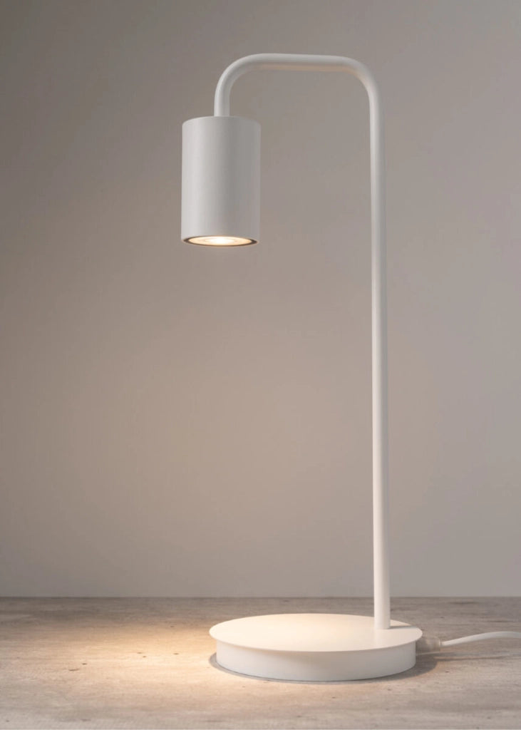 Lampada da tavolo industriale bianca Luis GU10 25W Sigma