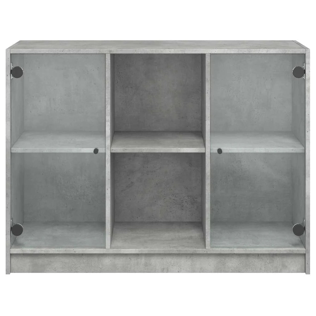 Buffet credenza cassettiera mobiletto mobile contenitore organizer per cucina soggiorno salotto 102 x 37 x 75,5 cm legno ingegnerizzato grigio 02_0031837