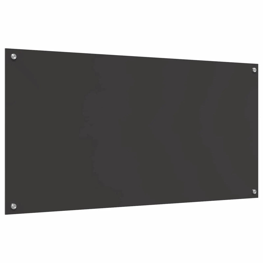Schienale da cucina Grigio scuro 120 x 60 cm vetro temperato 42001315