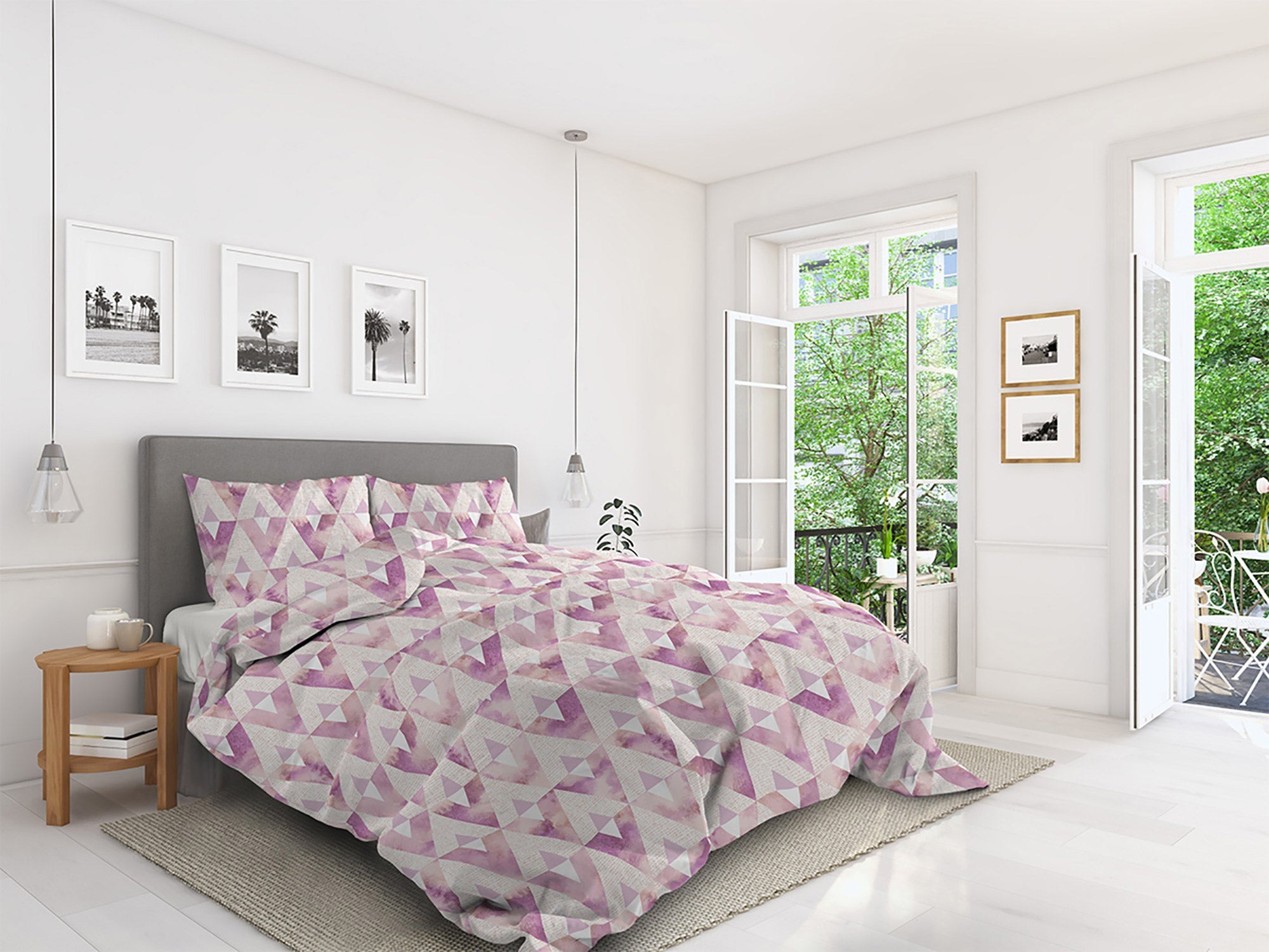 Copripiumino Singolo con Federe Stampato in Microfibra Kinki