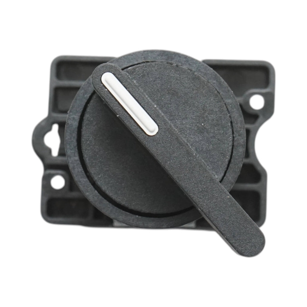 Selettore a 2 posizioni nero con blocco 1NO, 400V/10A, LAY5-EJ21 Breckner Germany