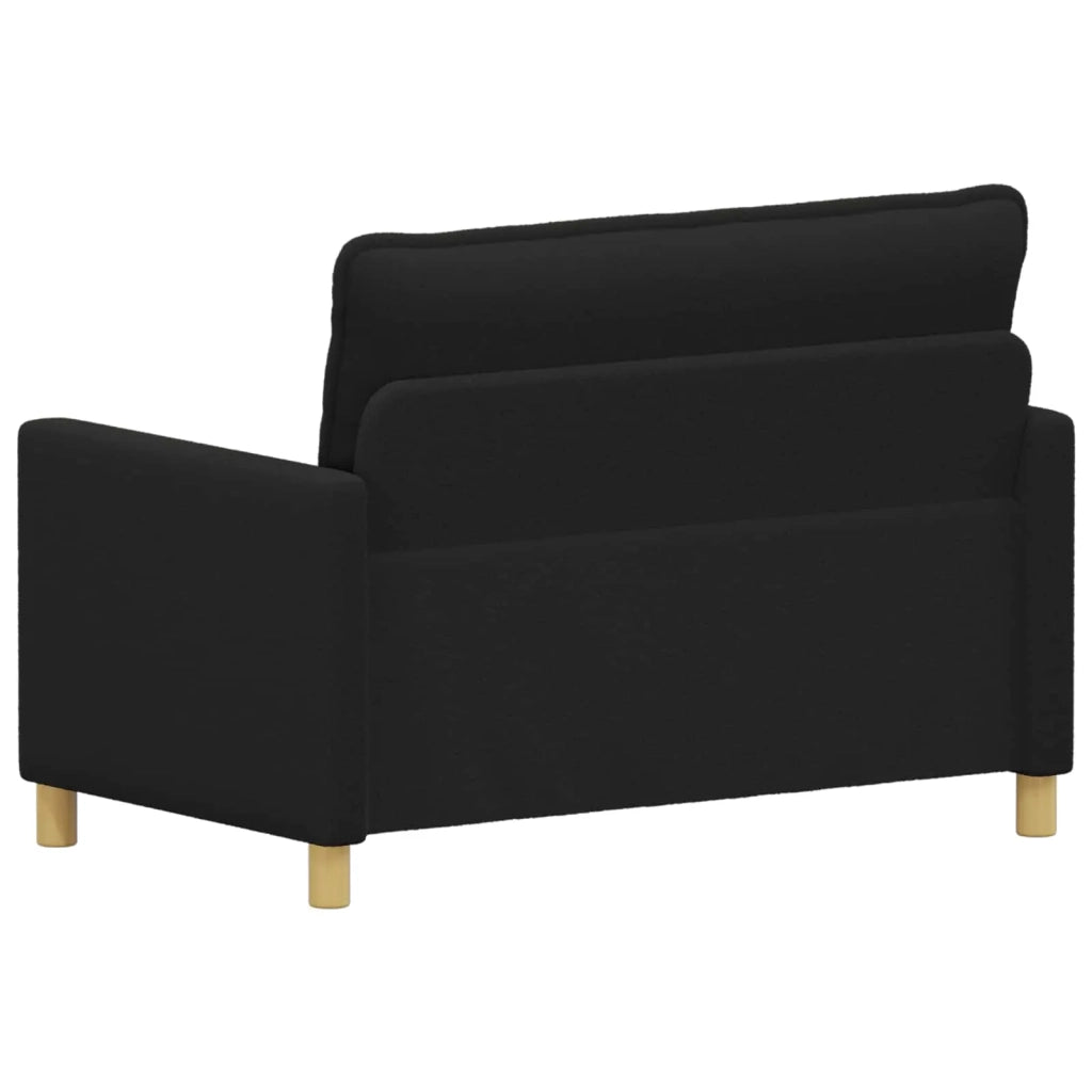 Divano Nero 126 x 81 x 87,5 cm Tessuto