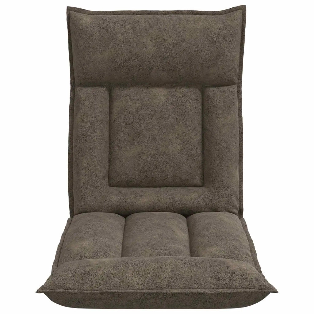 Sedia da Pavimento Grigio scuro 55 x 61 x 70 cm Tessuto 42028192