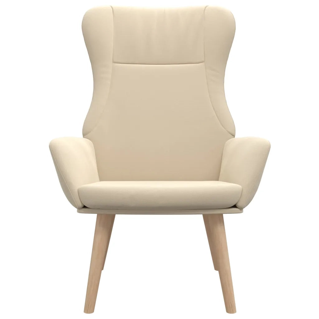Sedia Relax Crema in Tessuto 341396