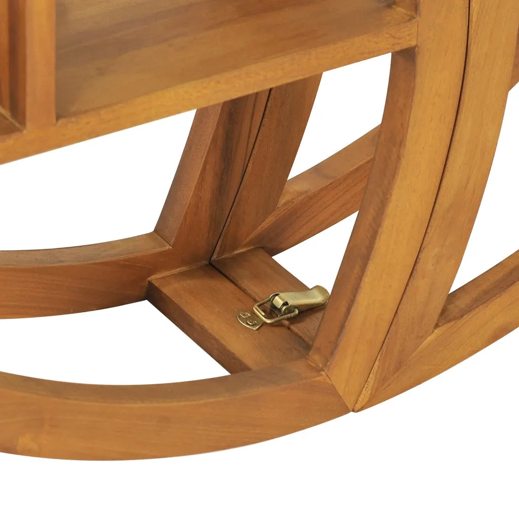 Mensola Yin Yang 100x20x100 cm in Legno Massello di Teak 320772