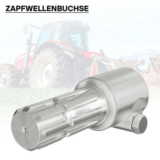 Boccola albero cardanico 175 mm Attacco albero scanalato 1 3/4" 20D Albero uscita 8-32x38x6 Trattore