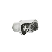 Fumaiolo terminale per tubi pellet innesto m maschio, diametro 100mm