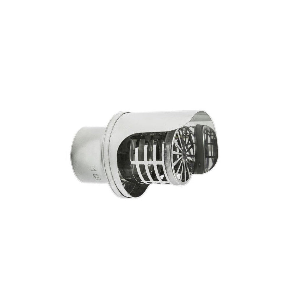 Fumaiolo terminale per tubi pellet innesto m maschio, diametro 100mm