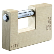 LUCCHETTO ANTISCASSO mm 90 - cifratura unica- 6 pezzi  - ISEO