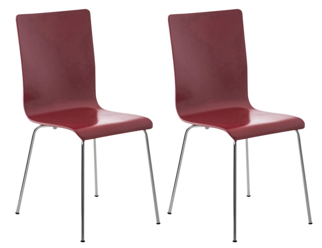 Set 2x Sedie Visitatore PEPE rosso